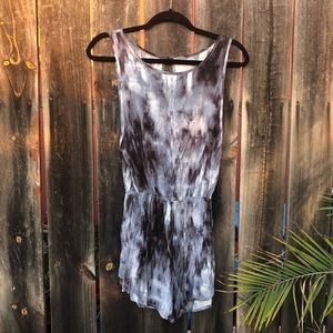 Dark Color Tie Dye Romper